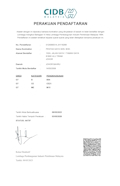 Certificate Of Registration